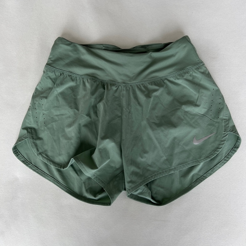 Green Nike Running Shorts